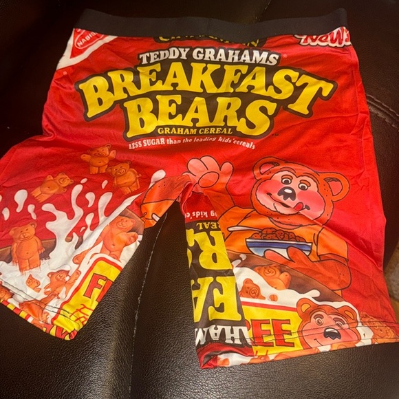 Quick-Dry Men's Novelty Boxer Brief Elastic Underwear Cartoon & Food Print Large - Picture 6 of 12